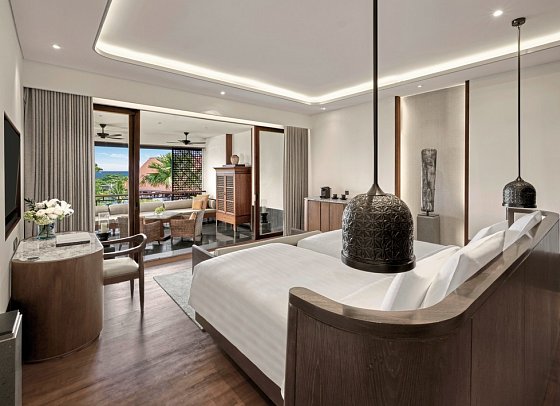 Intercontinental Bali Sanur Resort - Wohnbeispiel Junior Suite Ocean View (Zimmercodierung JBM)