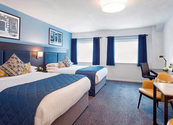 Temple Bar Hotel - Wohnbeispiel Doppelzimmer Deluxe (Zimmercodierung DD1)