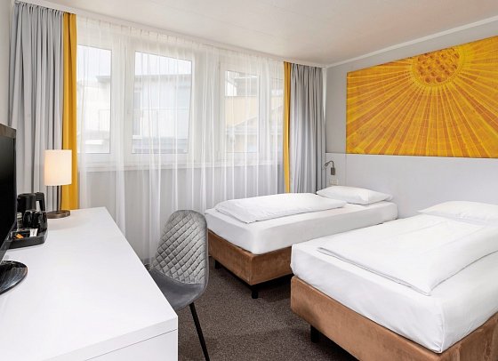 Wyndham Garden Düsseldorf City Centre Königsallee - Wohnbeispiel Doppelzimmer Standard (Zimmercodierung DG1)