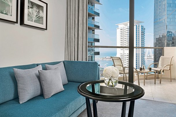 Mövenpick Hotel Jumeirah Beach - Wohnbeispiel Deluxe Partial Sea View