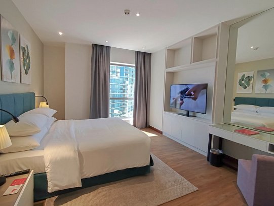 Ramada Hotel & Suites by Wyndham Dubai JBR - Wohnbeispiel Deluxe Room (Zimmercodierung DB1)