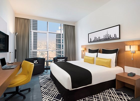 Tryp By Wyndham Dubai - Wohnbeispiel Tryp Room High Floor (Zimmercodierung DB2)