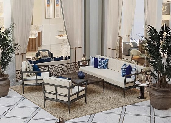 Park Hyatt Dubai - Modellbild Courtyard