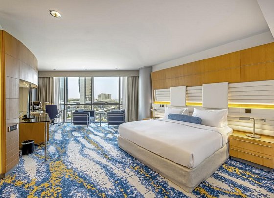 Mövenpick Dubai Creek - Wohnbeispiel Deluxe Room (Zimmercodierung UD1)