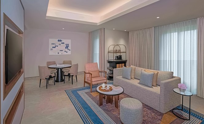 OAKS Ibn Battuta Gate - Wohnbeispiel Terrace Pool Suite (Zimmercodierung WB2)