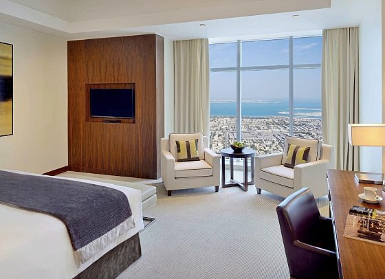 JW Marriott Marquis Dubai - Wohnbeispiel Seaview Room (Zimmercodierung UDM)