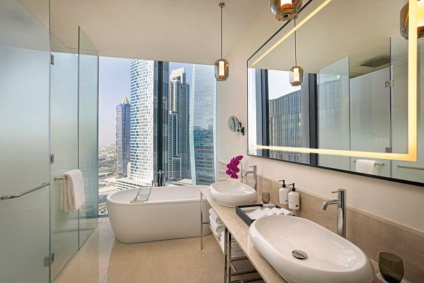 Anantara Downtown Dubai - Beispiel Bad Deluxe Suite (Zimmercodierung WD1)