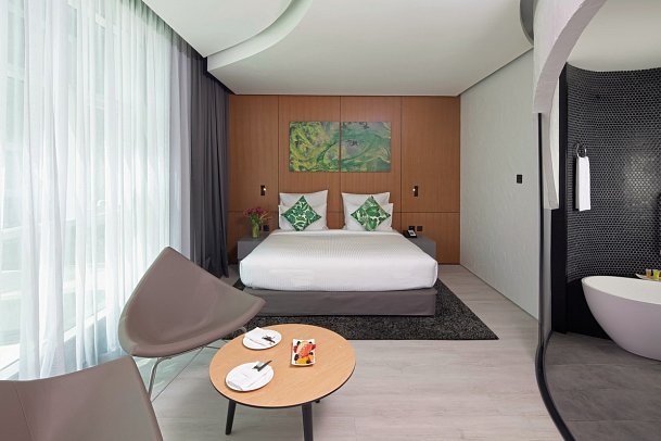 Al Khoory Sky Garden Hotel - Wohnbeispiel Wohnbeispiel Sky Garden Suite (Zimmercodierung WB1)