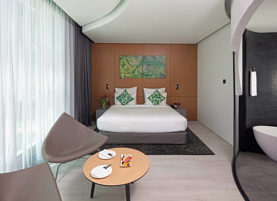 Al Khoory Sky Garden Hotel - Wohnbeispiel Wohnbeispiel Sky Garden Suite (Zimmercodierung WB1)