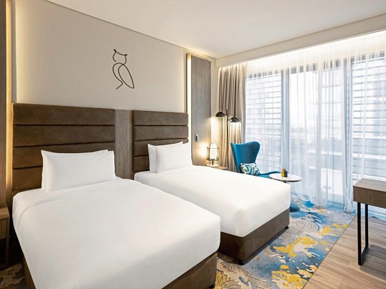 voco Dubai The Palm - Wohnbeispiel Deluxe Room (Zimmercodierungen DD1 & UP1)
