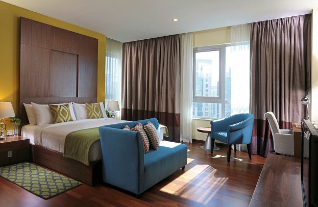 Ramada by Wyndham Downtown Dubai - Wohnbeispiel One Bed Room Premium Downtown View (Zimmercodierung DM1)