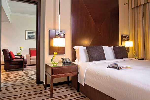 Media Rotana Dubai - Wohnbeispiel One Bedroom Suite (Zimmercodierung WB1)