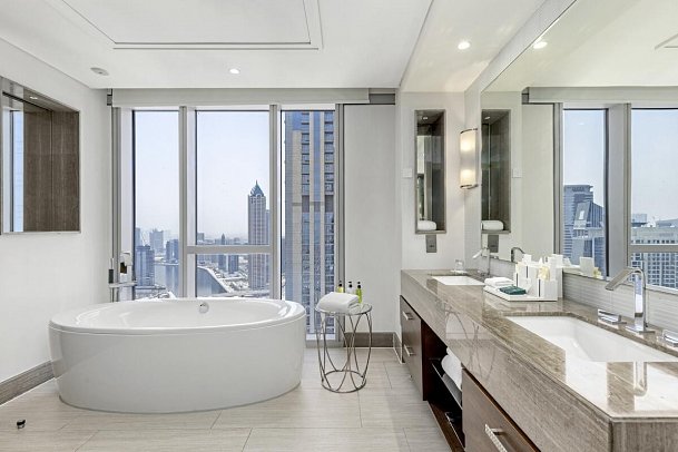 Hilton Dubai Al Habtoor City - Wohnbeispiel Executive Suite (Zimmercodierung WT1)