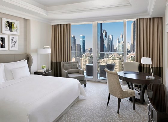 Kempinski The Boulevard Dubai - Wohnbeispiel Deluxe Room (Zimmercodierung DD1)
