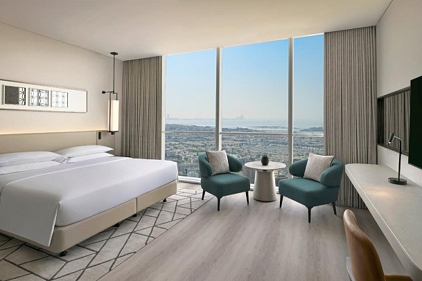 Sheraton Grand Hotel Dubai - Wohnbeispiel Deluxe Suite (Zimmercodierung WD1)