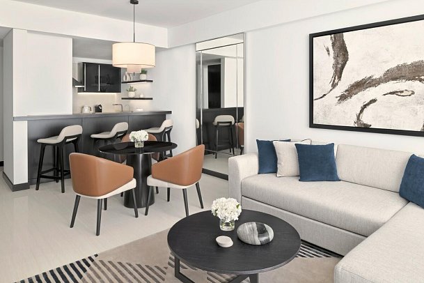 Sheraton Grand Hotel Dubai - Wohnbeispiel 1 Bedroom Apartment (Zimmercodierung AB1)