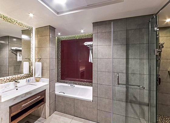 Radisson Blu Hotel, Dubai Waterfront - Beispiel Bad