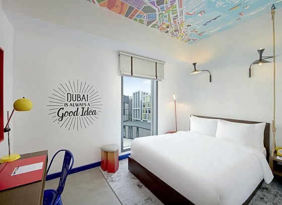 Hampton By Hilton Dubai Al Seef - Wohnbeispiel Standard Room (Zimmercodierung DB1)