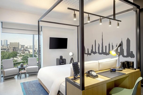 Canopy by Hilton Dubai Al Seef - Wohnbeispiel King roomTwin room with city view (Zimmercodierung DB2)
