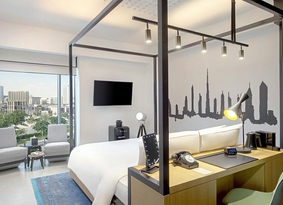 Canopy by Hilton Dubai Al Seef - Wohnbeispiel King roomTwin room with city view (Zimmercodierung DB2)