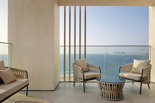 Delano Dubai - Wohnbeispiel Midnight Dawn Suite with Sea View (Zimmercodierung WB1)