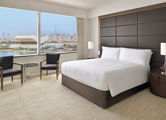 Crowne Plaza Dubai Festival City - Wohnbeispiel 1 King Bed Premium Waterfront (Zimmercodierungen WB1 & UP3)