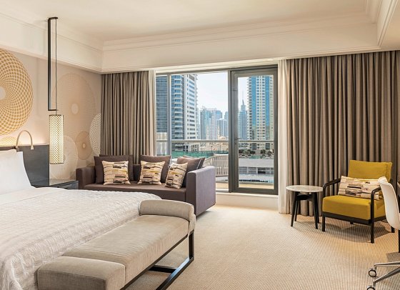 Le Royal Méridien Beach Resort & Spa Dubai - Wohnbeispiel Deluxe Room City View (Zimmercodierung UD2)