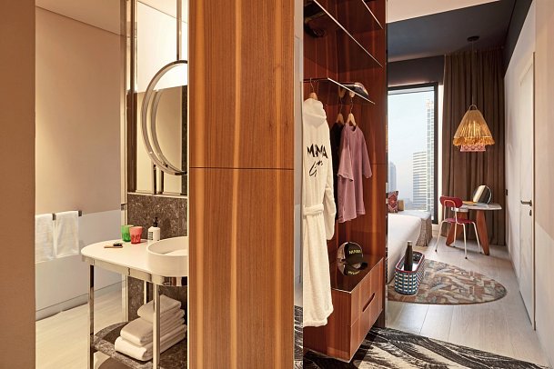 MAMA Shelter Dubai - Wohnbeispiel Medium MaMa Twin (Zimmercodierungen DB2, DB5 & DB7)