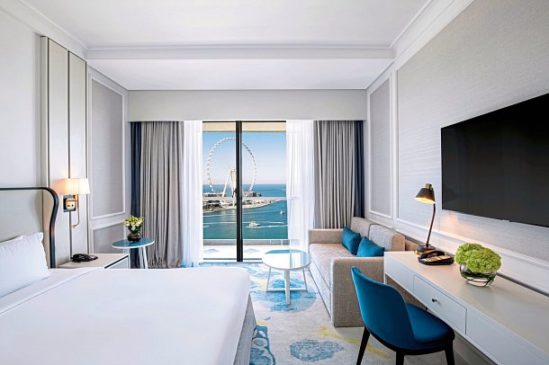 Sofitel Dubai Jumeirah Beach - Wohnbeispiel Luxury Room Front Sea View (Zimmercodierung DU1)