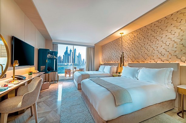 FIVE Palm Jumeirah Dubai - Wohnbeispiel Luxe Sea Double Queen (Zimmercodierung DUM)