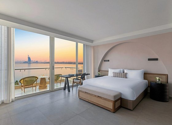 Rixos The Palm Dubai Hotel & Suites - Wohnbeispiel One Bedroom Senior Suite (Zimmercodierungen WB1 & WB2)