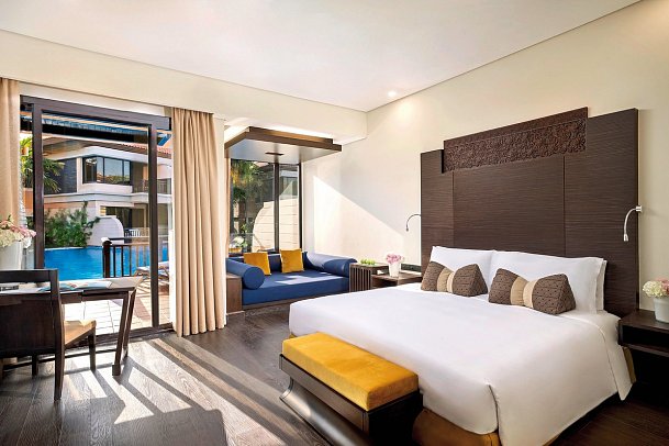 Anantara The Palm Dubai Resort - Wohnbeispiel Deluxe Lagoon Access (Zimmercodierung DD2)