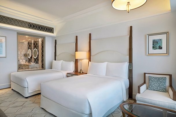Waldorf Astoria Dubai Palm Jumeirah - Wohnbeispiel Pearl Club Sea View Queen Room (Zimmercodierung UL2)