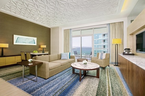 DoubleTree by Hilton Hotel Dubai - Jumeirah Beach - Wohnbeispiel Two Bedroom Suite Sea View (Zimmercodierung W1M)