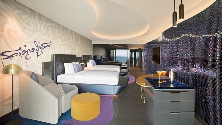W Dubai - The Palm - Wohnbeispiel Fabulous Room Twin (Zimmercodierung DG2)