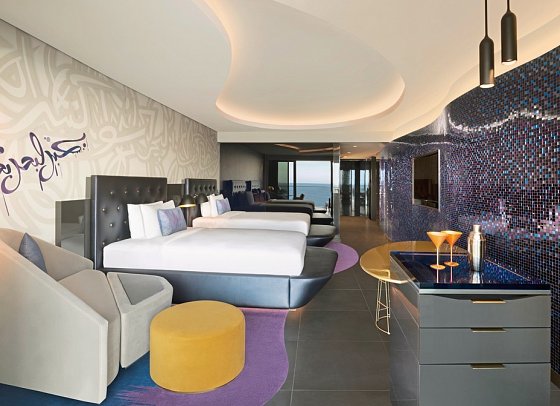 W Dubai - The Palm - Wohnbeispiel Fabulous Room Twin (Zimmercodierung DG2)