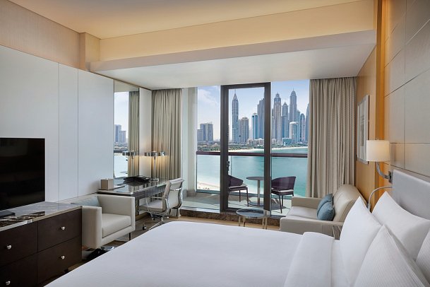 Hilton Dubai Palm Jumeirah - Wohnbeispiel King Premium Sea View Room (Zimmercodierung DM1)
