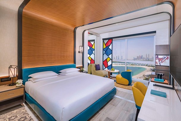 Andaz Dubai The Palm, by Hyatt - Wohnbeispiel Andaz Room Sea View (Zimmercodierung D1M)