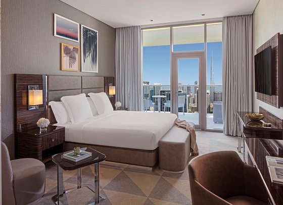 Hyde Hotel Dubai - Wohnbeispiel Premium Room Hyde Away (Zimmercodierung UM1)