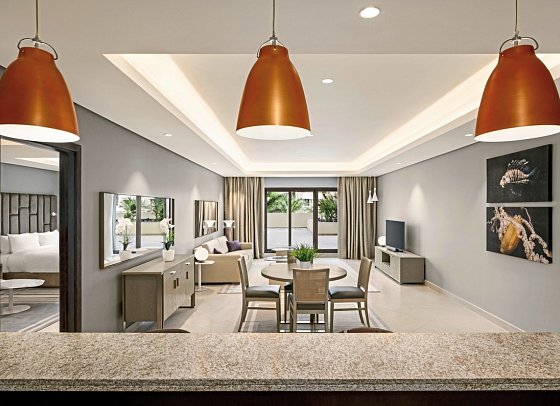 Wyndham Residences The Palm - Wohnbeispiel One Bedroom Apartment (Zimmercodierungen AB1, AB2 & A2M)