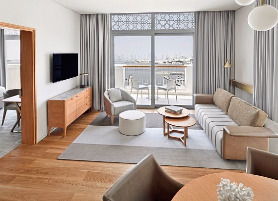 VIDA Creek Harbour - Wohnbeispiel Premier Suite Corner Marina View (Zimmercodierung WM1)