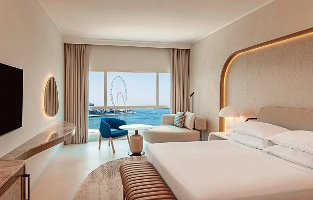 Sheraton Jumeirah Beach Resort - Wohnbeispiel Superior Family Room Sea View (Zimmercodierung F1M)