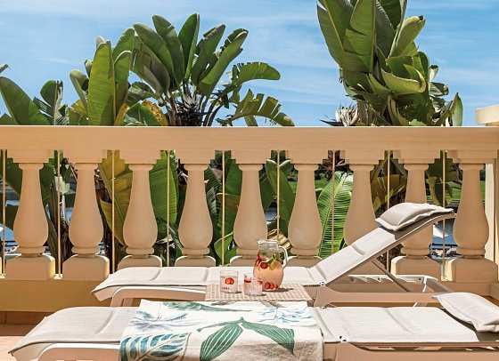 Domes Lake Algarve, Autograph Collection - Beispiel Balkon Absolute Suite (Zimmercodierungen WB1 & WI2)