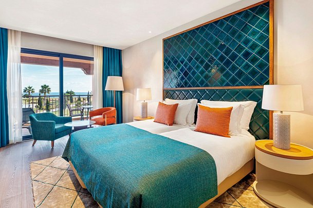 CASCADE Wellness Resort Lagos Algarve by DOMES - Wohnbeispiel Doppelzimmer Meerblick (Zimmercodierung D1M)