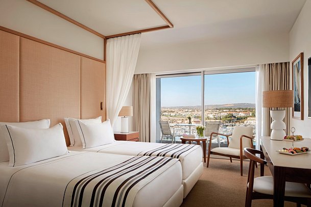 Tivoli Marina Vilamoura - Wohnbeispiel Doppelzimmer Premium Hafenblick (Zimmercodierungen DMH & UMH)