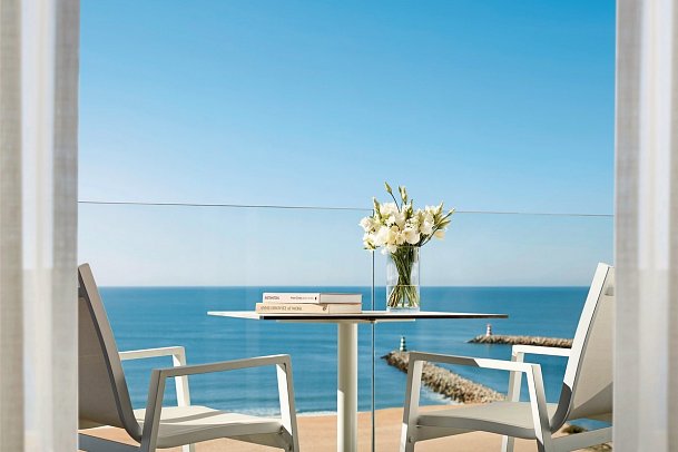 Tivoli Marina Vilamoura - Beispiel Balkon Doppelzimmer Premium Meerblick (Zimmercodierungen DMM & UMM)