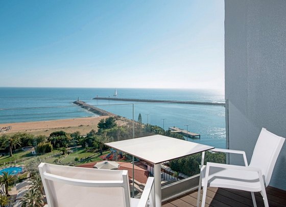 Tivoli Marina Vilamoura - Beispiel Balkon Doppelzimmer Meerblick (Zimmercodierungen DDM & DSM)
