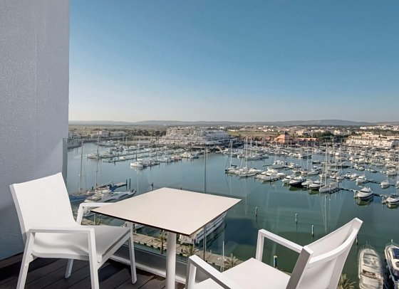 Tivoli Marina Vilamoura - Beispiel Balkon Hafenblick (Zimmercodierung DMH)