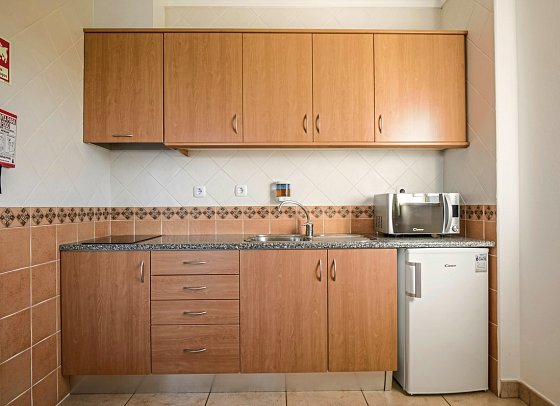 Clube Porto-Mós - Beispiel Küche Appartement (Zimmercodierungen ABL, ABN, ABM & ASM)