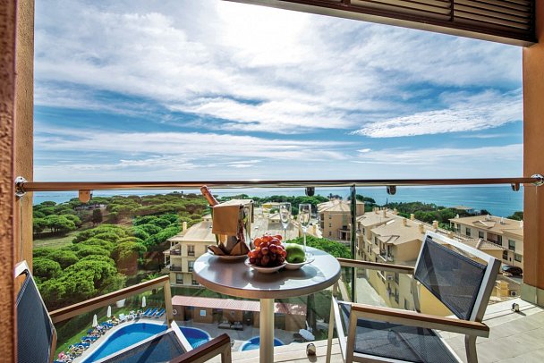 Aqua Pedra dos Bicos - Beispiel Balkon Doppelzimmer (Zimmercodierungen DM1 & DMC)